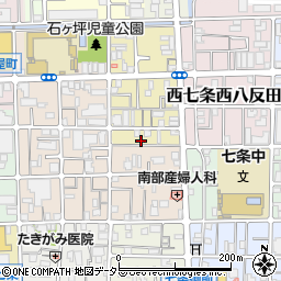 京都府京都市下京区西七条東石ケ坪町107周辺の地図