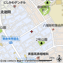 愛知県知多市朝倉町323周辺の地図