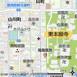京都府京都市下京区東若松町797周辺の地図