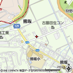 静岡県伊豆市熊坂633-1周辺の地図