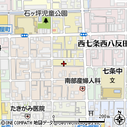 京都府京都市下京区西七条東石ケ坪町106-3周辺の地図