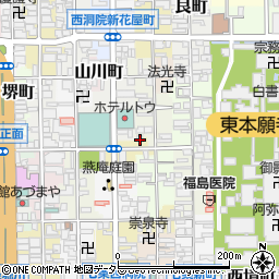 京都府京都市下京区蛭子水町612周辺の地図