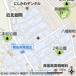 愛知県知多市朝倉町267周辺の地図