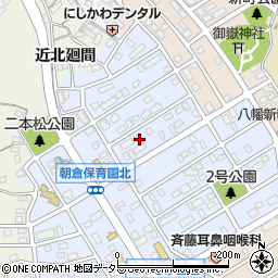 愛知県知多市朝倉町246周辺の地図