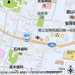 館山簡易裁判所周辺の地図