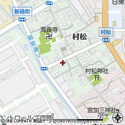 静岡県静岡市清水区村松308-7周辺の地図