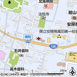 館山簡易裁判所周辺の地図