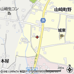 兵庫県宍粟市山崎町野380周辺の地図