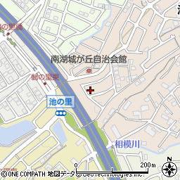 滋賀県大津市湖城が丘22周辺の地図