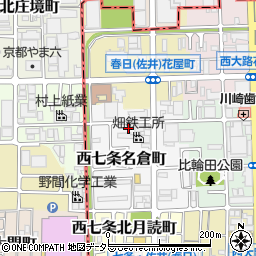 株式会社畑鐵工所本社周辺の地図