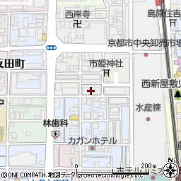京都市管理事務所周辺の地図