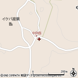 愛知県岡崎市中伊西町坂口周辺の地図