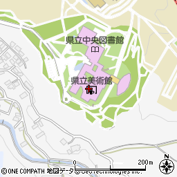 静岡県立美術館友の会事務局周辺の地図