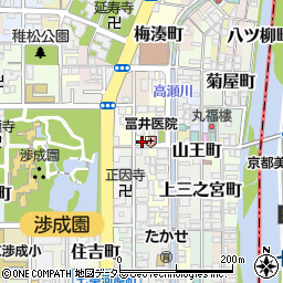 京都府京都市下京区溜池町373周辺の地図