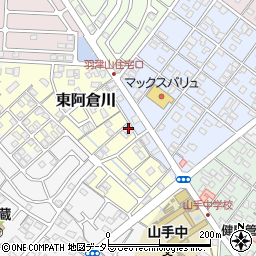 三重県四日市市東阿倉川65-9周辺の地図