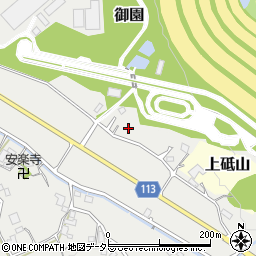 滋賀県栗東市荒張1124-5周辺の地図