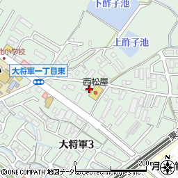 滋賀県大津市大将軍3丁目24-30周辺の地図