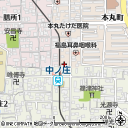 滋賀県大津市本丸町3-15周辺の地図