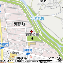 愛知県岡崎市河原町13周辺の地図