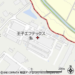 王子特殊紙株式会社　滋賀工場周辺の地図