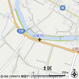 岡山県美作市土居968周辺の地図