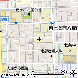 京都府京都市下京区西七条東石ケ坪町93周辺の地図