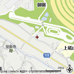 滋賀県栗東市荒張1124-3周辺の地図