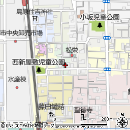 京都府京都市下京区西新屋敷太夫町96周辺の地図