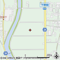 兵庫県多可郡多可町八千代区下野間周辺の地図
