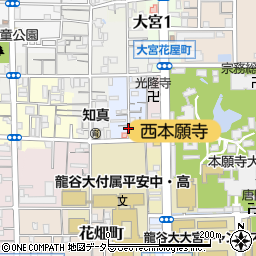 京都府京都市下京区突抜二丁目周辺の地図