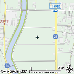 兵庫県多可町（多可郡）八千代区下野間周辺の地図
