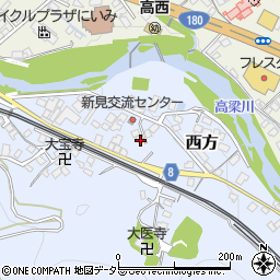 岡山県新見市西方838周辺の地図