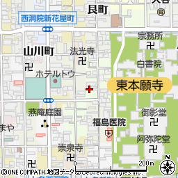 京都府京都市下京区東若松町801周辺の地図