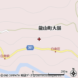 静岡県浜松市天竜区龍山町大嶺1234周辺の地図