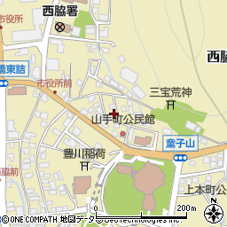 兵庫県西脇市西脇771-109周辺の地図