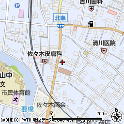館山信用金庫　審査部周辺の地図