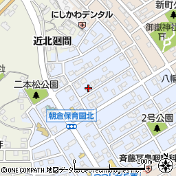 愛知県知多市朝倉町238周辺の地図