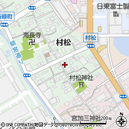 静岡県静岡市清水区村松59周辺の地図