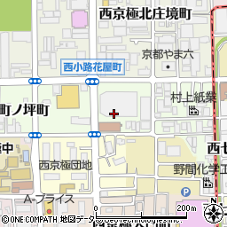 京都府京都市右京区西京極南庄境町周辺の地図