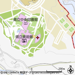 静岡県立美術館ロダン館周辺の地図