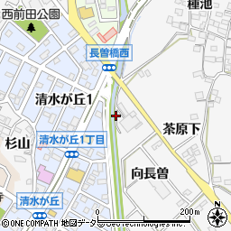 長曽橋周辺の地図