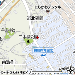 愛知県知多市朝倉町187周辺の地図