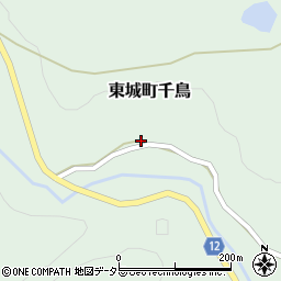広島県庄原市東城町千鳥1041周辺の地図
