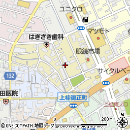 京都府京都市西京区上桂北村町周辺の地図