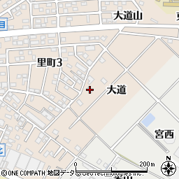 愛知県安城市里町大道7周辺の地図
