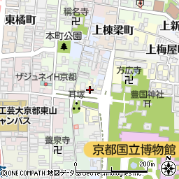 京都府京都市東山区茶屋町512-1周辺の地図