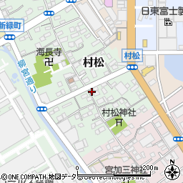 静岡県静岡市清水区村松60周辺の地図