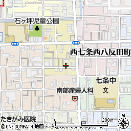 京都府京都市下京区西七条東石ケ坪町78-2周辺の地図