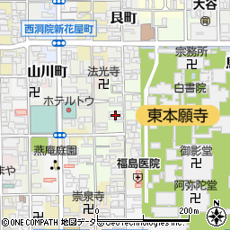 京都府京都市下京区東若松町808周辺の地図