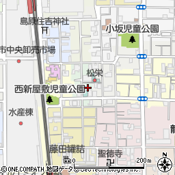 京都府京都市下京区西新屋敷太夫町90周辺の地図